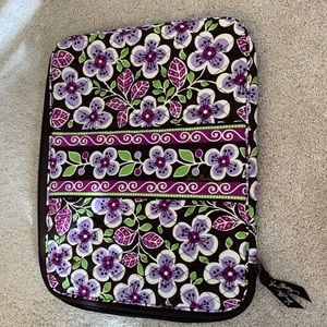 Vera Bradley Laptop Sleeve Plum Petals